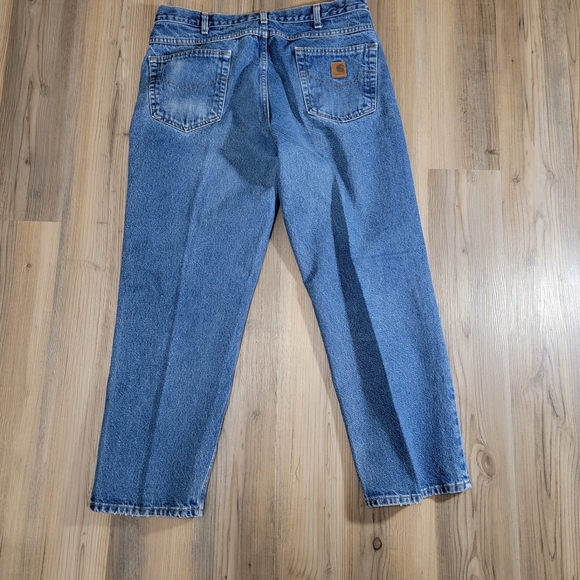 Carhartt Other - Carhartt B17-DST Relaxed Fit Blue Jeans Mens Sz 38x30 Workwear T0